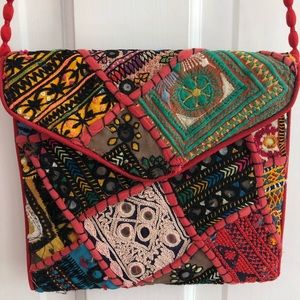 Beautiful Boho Embellished & Embroidered Crossbody